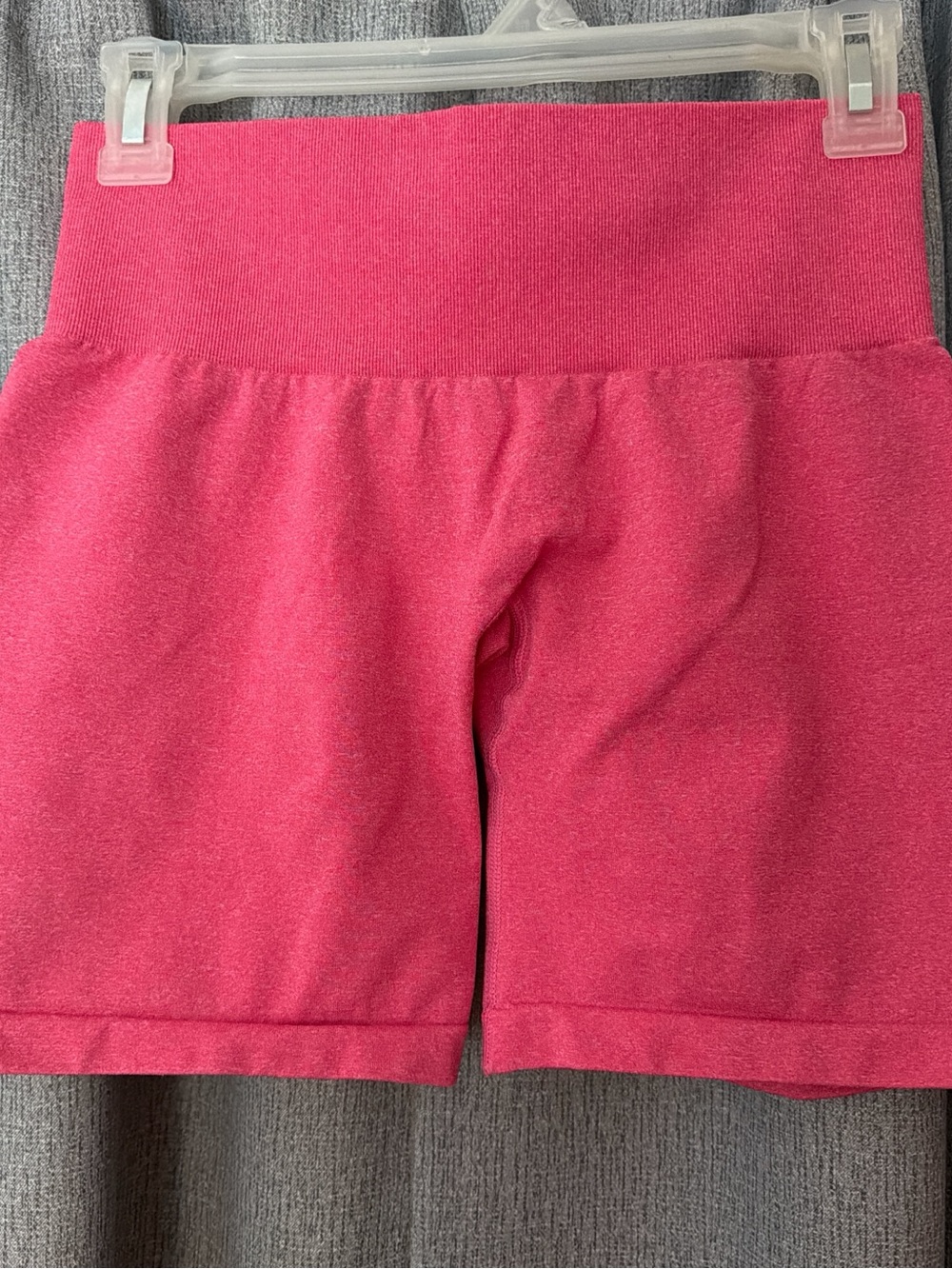 NVGTN Hot Pink High-Waist Knit Bike Shorts